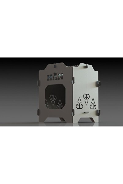 MAVİ TREND Metal Ateş kutusu Kamp Ateş Kutusu