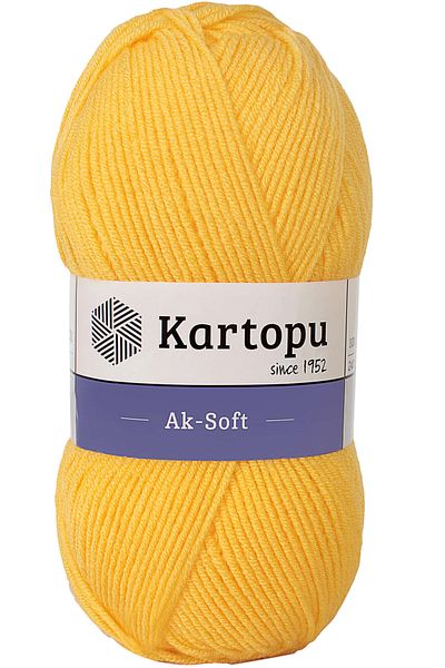 Kartopu Aksoft K307 Μοντέλο Κίτρινο Πλεκτό Σχοινί