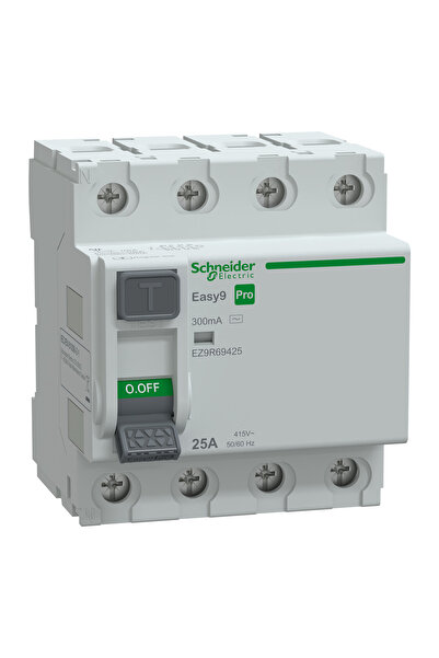 Schneider Electric EZ9R69425 4X25A 300mA Kaçak Akım Rölesi Easy9 Pro