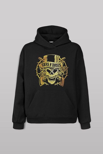 Kendim Seçtim Hanorac cu glugă cu talie înaltă Guns N Roses and Rock - Hanorac cu glugă unisex
