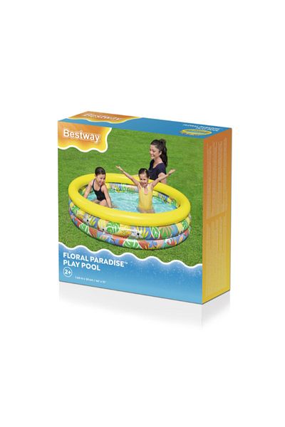 BESTWAY ® φ66" x H15"/Φ1.68m x H38cm Floral Paradise Play Pool