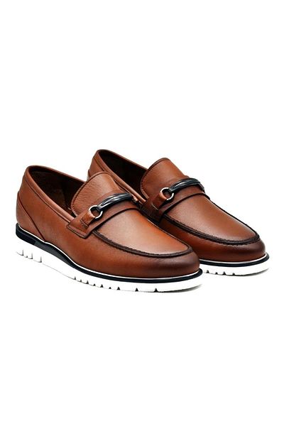 MARCOMEN 19437 Men's Genuine Leather Eva Sole Casual Loafers