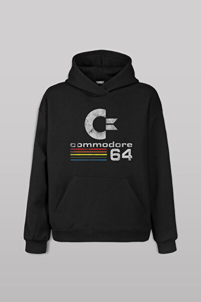 Kendim Seçtim Commodore 64 Unisex Sa kapuljačom Hoodie - Stara igračka kompju...