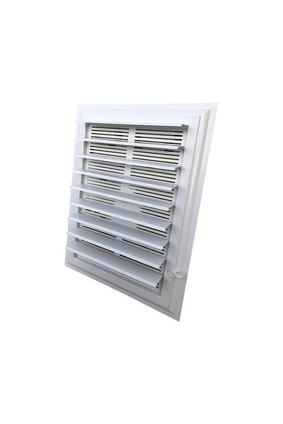 Mavienerji 25x45 Cm Plastic Grille - Bathroom and WC Ventilation Shutter