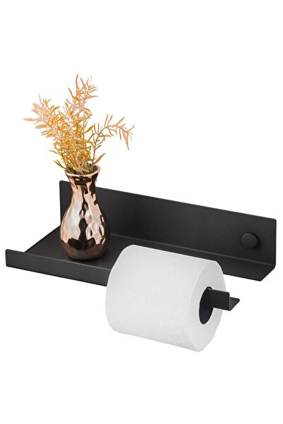 MAVİ TREND Suport decorativ pentru role de șervețel WC din metal negru pentru...