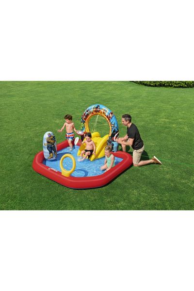 BESTWAY ® Avengers 6'11" x 6'6" x 49"/2.11m x 1.98m x 1.25m Avengers Assemble Play Center