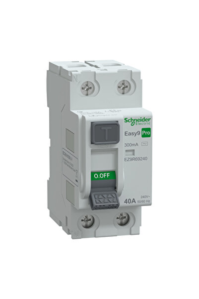 Schneider Electric EZ9R69240 2X40A 300mA Kaçak Akım Rölesi Easy9 Pro