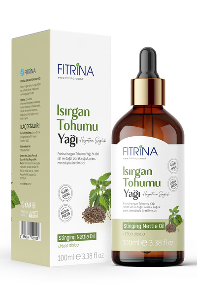 FITRİNA Isırgan Tohumu Yağı 100 ml Soğuk Sıkım Cam Şişe
