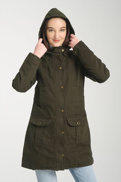 Pitti Palton de damă kaki - Model 70326