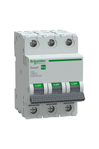 Schneider Electric Electric EZ9F59332 3X32A C 10kA Otomatik Sigorta Easy9 Pro