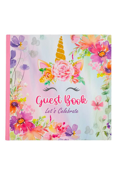 takı tutkum Girl's Birthday Party Memory Souvenir Colorful Guest Book
