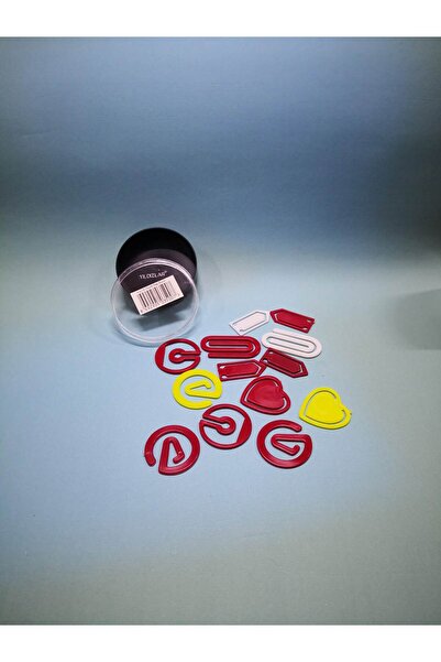 Yıldızlar Büyük Boy Renkli Plastik Ataç