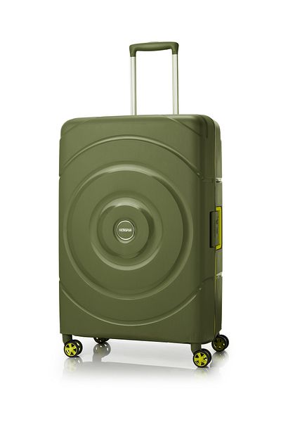 American Tourister CICURITY HARD SPINNER 2 PCS SET GREEN TSA
