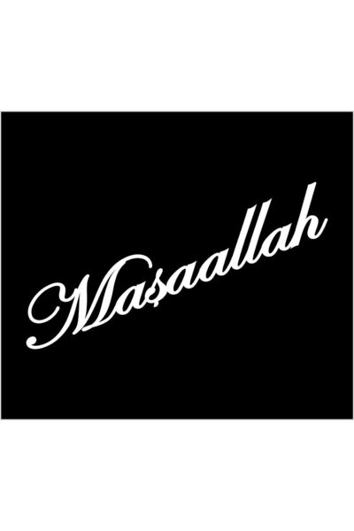 SEÇ Maşallah Yazı Sticker Oto Sticker(25X5CM)