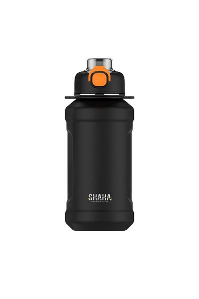 SHAHA SPORT VACCUM BOTTLE 1.0L BLACK