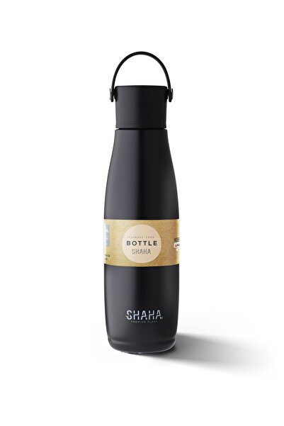 SHAHA VACCUM BOTTLE 480 ML BLACK 480ML
