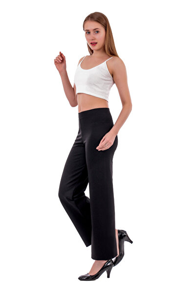 Almila High Waist Elastic Lycra Trousers 4081