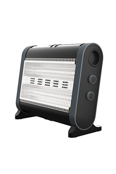 Koolen مدفأة كهربائية أنبوبين 1600 وات باللونين الأسود والأزرق