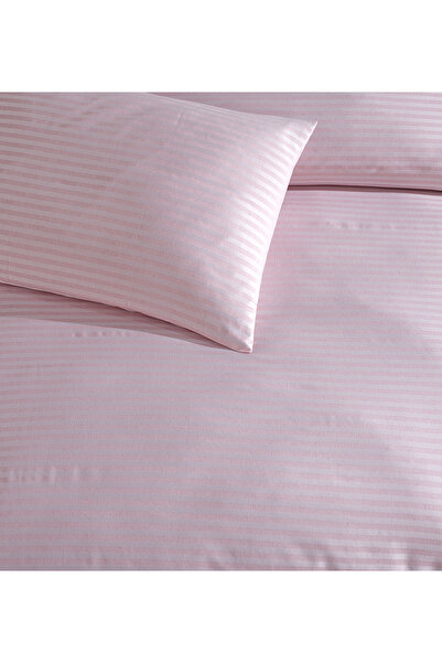 Loyal Home Baroque Pink Striped Satin Double Duvet Cover Set