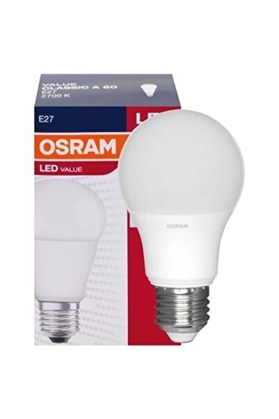 Osram (3 ADET Led AMPUL ) 8.5watt E27 Duylu 6500kelvin Beyaz Işık 806 Lümen Led Ampul A Enerji Sınıfı