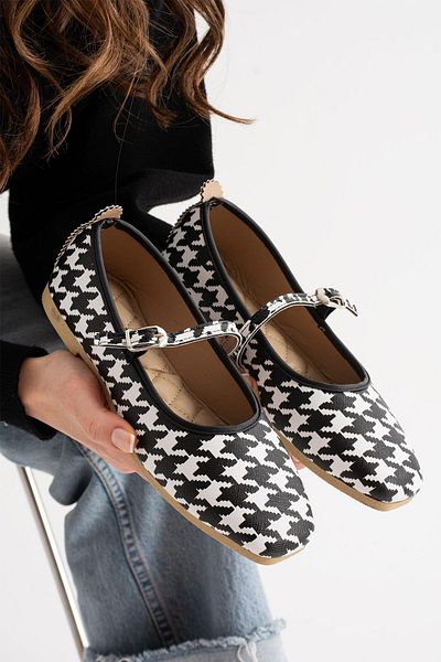 Moda Frato Modafrato Al-142 Buckle Ballerinas Casual Women's Shoes Home Flats