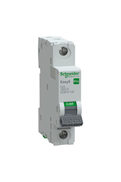 Schneider Electric EZ9F57125 1X25A C 6kA Otomatik Sigorta Easy9 Pro