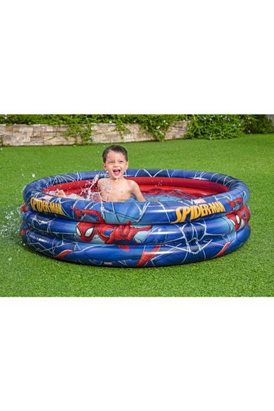 BESTWAY Spider-Man 122Cm X H30Cm 3-Ring Pool 26-98018