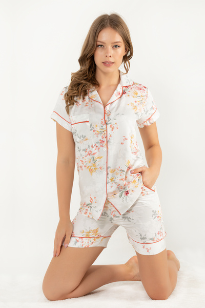 Doremi Blossom Short Sleeve Shorts Pajamas Set