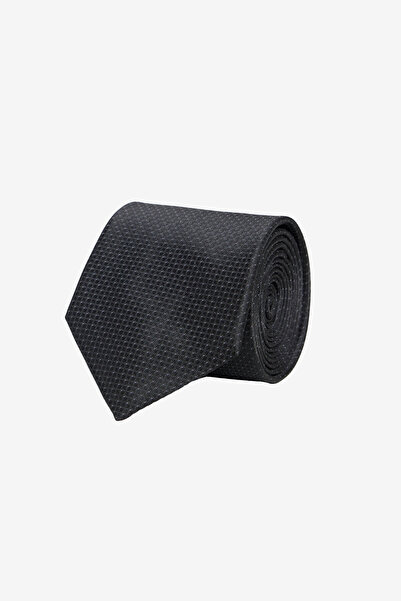 ALTINYILDIZ CLASSICS Erkek Siyah-Gri Desenli Kravat