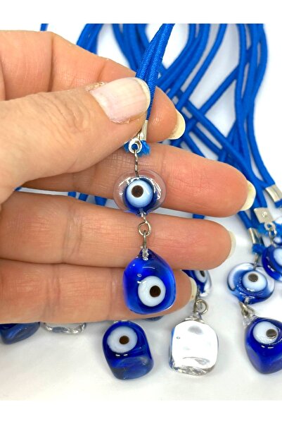 Azrua 2 bucăți de mărgele din sticlă în formă de cub, ornament pentru oglindă...