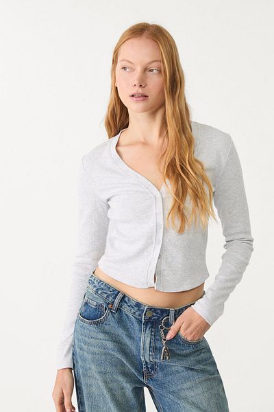 Stradivarius 长袖纽扣衬衫