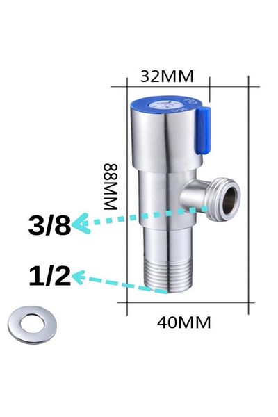 Speed Out Flex Connection Faucet Dishwasher - Cold and Hot Water 1 Piece. Faucet