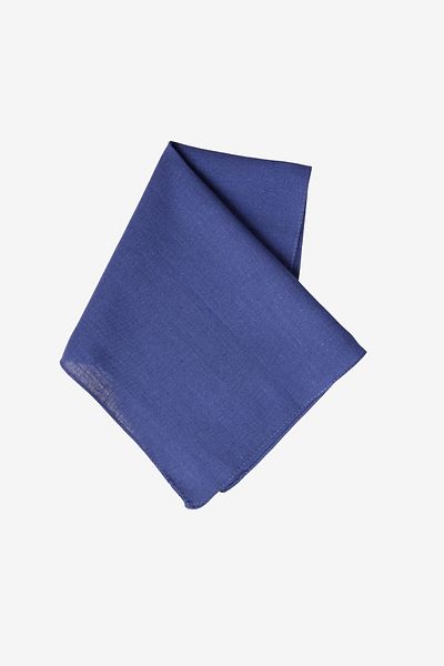ALTINYILDIZ CLASSICS Ανδρικό μαντήλι λινό χωρίς σχέδιο Navy Blue
