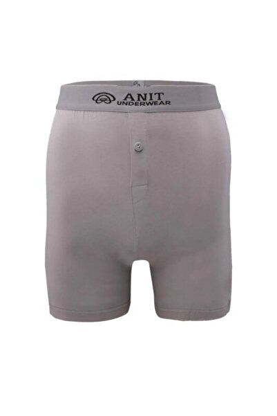Anıt Cotton Lycra Long Leg Boxers 3-Piece Black-Grey-White