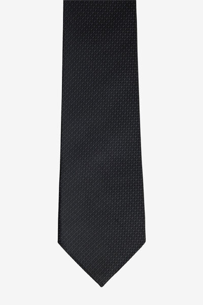 ALTINYILDIZ CLASSICS Erkek Siyah-Gri Desenli Kravat