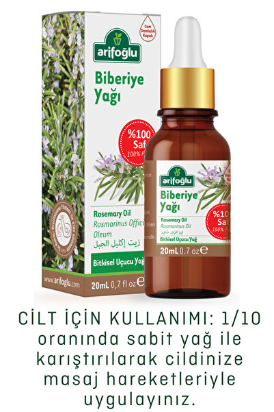 Arifoğlu Biberiye Yağı 20ml %100 Saf Ve Doğal Rosemary Oil