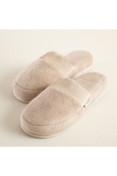Chakra Floss Unisex Slippers Beige