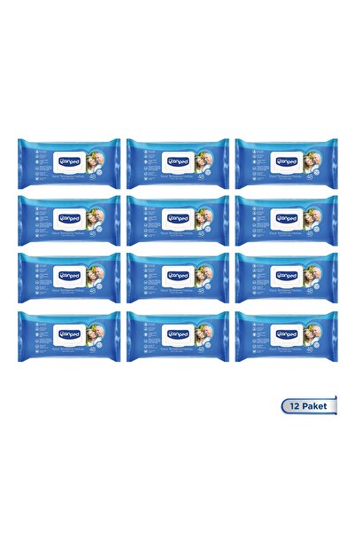 Canped Vücut Temizleme Mendili 48 Li X 12 Adet (576 YAPRAK)
