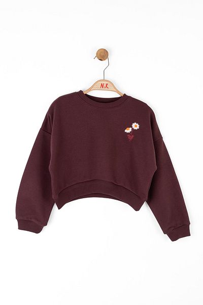 nk kids 37505 ДЕТСКИ СУИТШЪР ЗА МОМИЧЕТА, БОРДО, АКАЦИЕВ