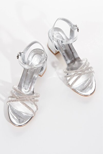 GULT Παπούτσια βραδινού φορέματος Ayna Silver