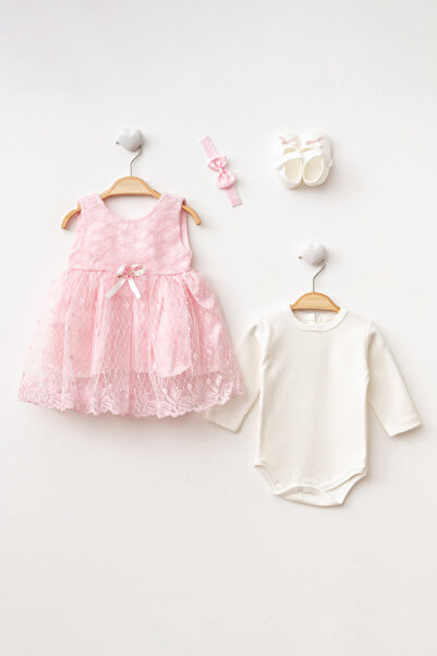 Petite Ponpon Baby Pompom Baby Girl Newborn Gift Mevlüt Dress Baby Mevlüt Dress