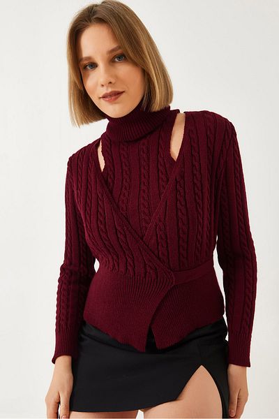 Bianco Lucci Women's Knitwear Double Set 20247577