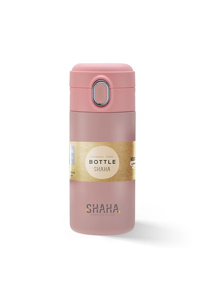 SHAHA VACUUM BOTTLE 300ML PINK