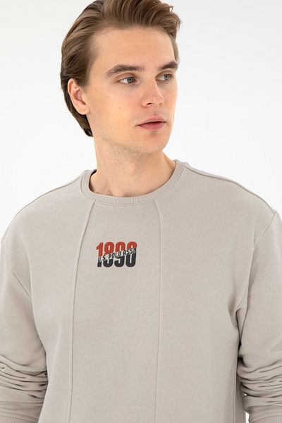 U.S. Polo Assn. Men's Stone Sweatshirt 50293430 -Vr049