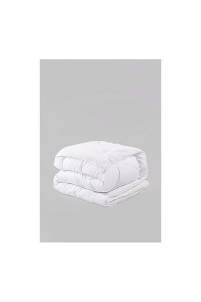 Cotton Box Double Sided Plush Sherpa Double Quilt (195x215)