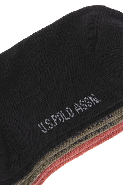 U.S. Polo Assn. Erkek Çocuk 3'lü Soket Çorap 50299298-VR046