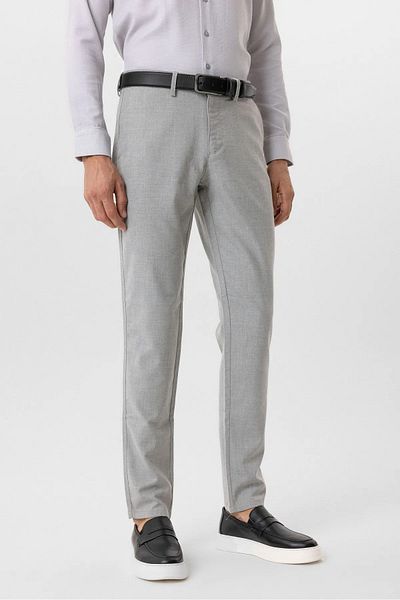 SÜVARİ Slim Fit Armor Patterned Casual Pants