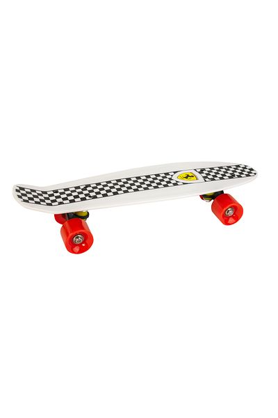 Ferrari Single Kick Skateboard with Non-Slip Surface , for Outdoor Sports, White