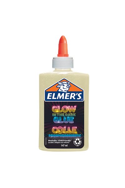 Elmers GLOW GLUE BLUE 147ML 1 PC