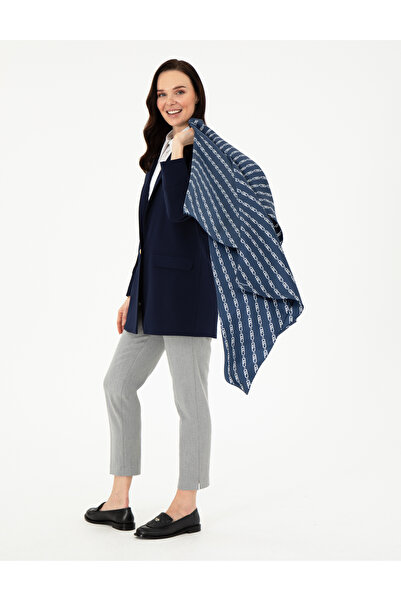 Pierre Cardin Lacivert İpek Şal 50307817-VR033